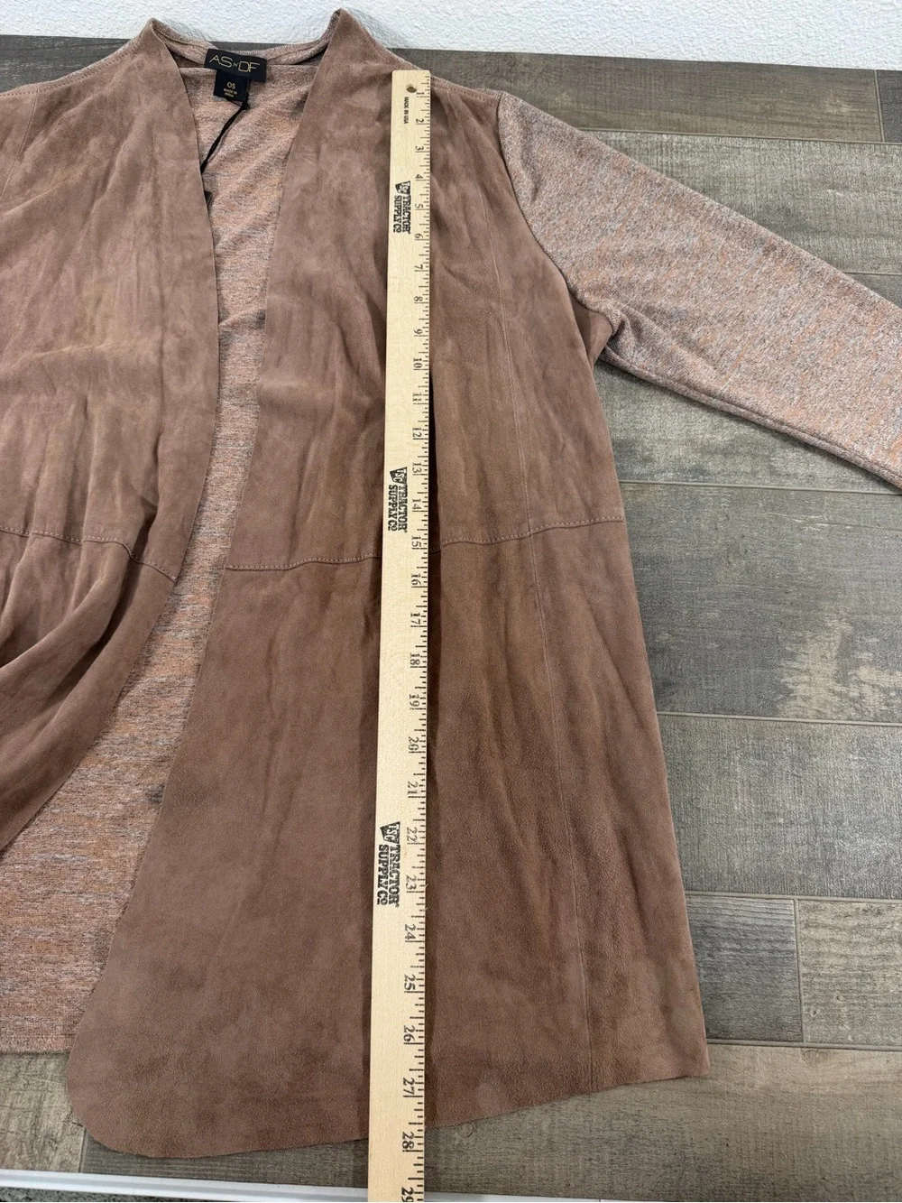 NEW AS by DF Windy Coy Suede Cardigan